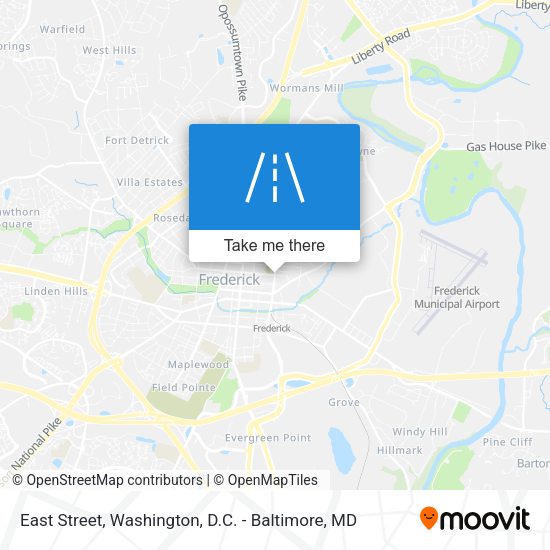 East Street map