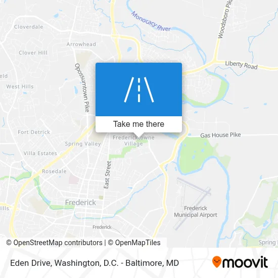 Eden Drive map