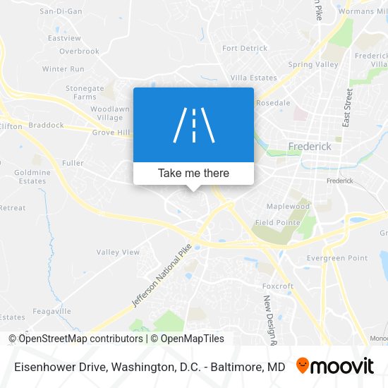 Eisenhower Drive map