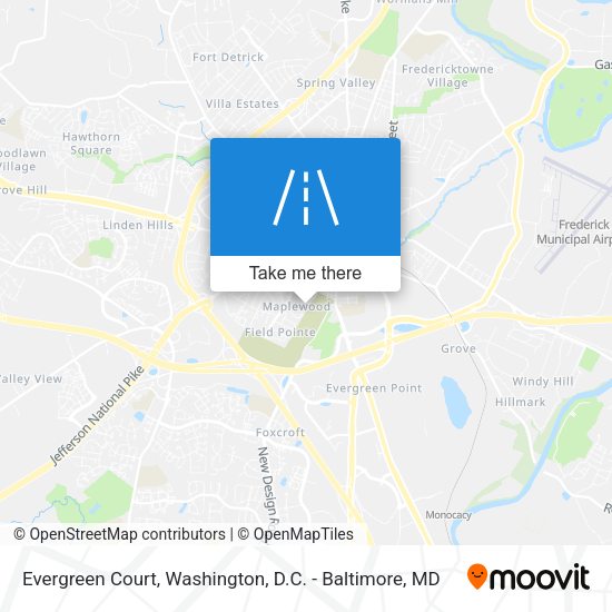 Evergreen Court map