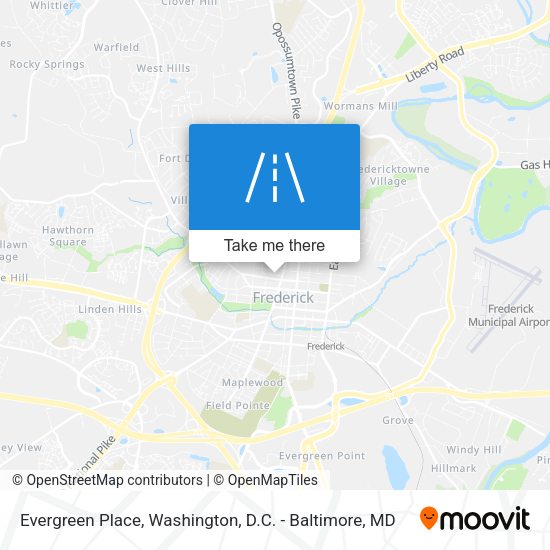 Mapa de Evergreen Place