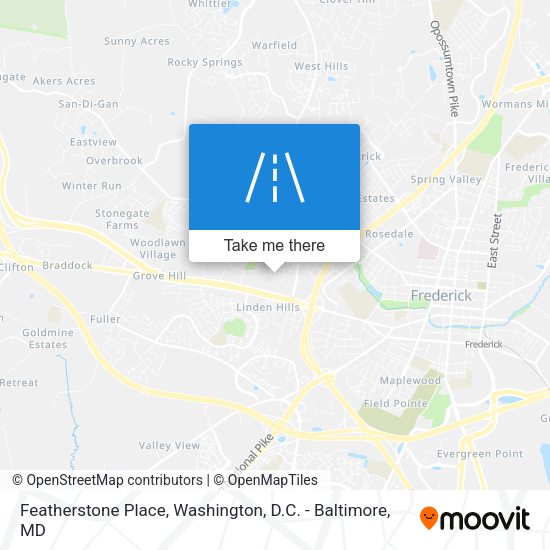 Featherstone Place map