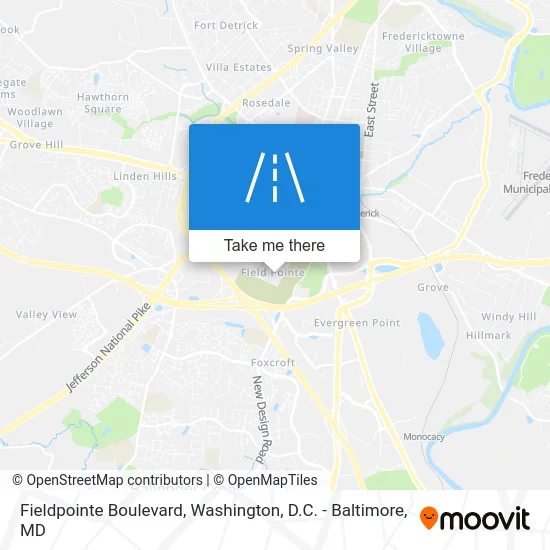 Fieldpointe Boulevard map