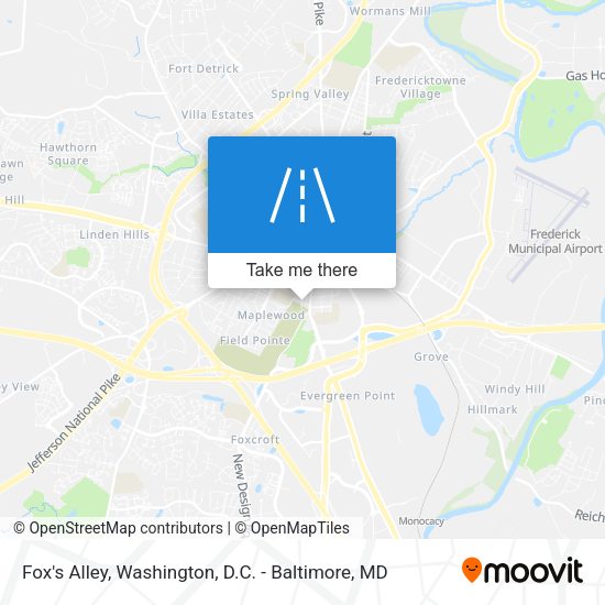 Fox's Alley map