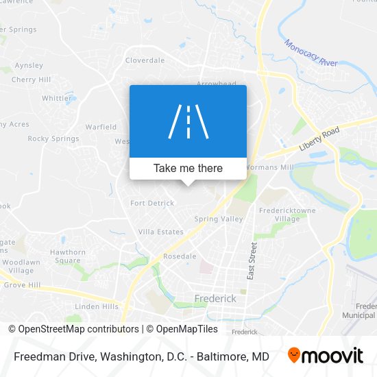 Freedman Drive map