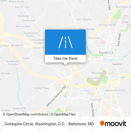 Goldspire Circle map
