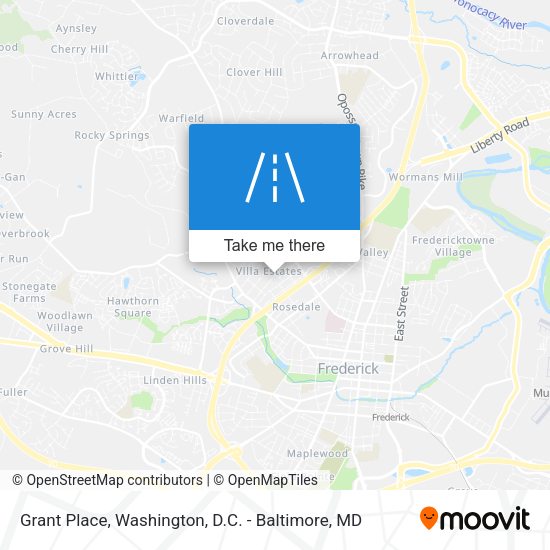 Grant Place map