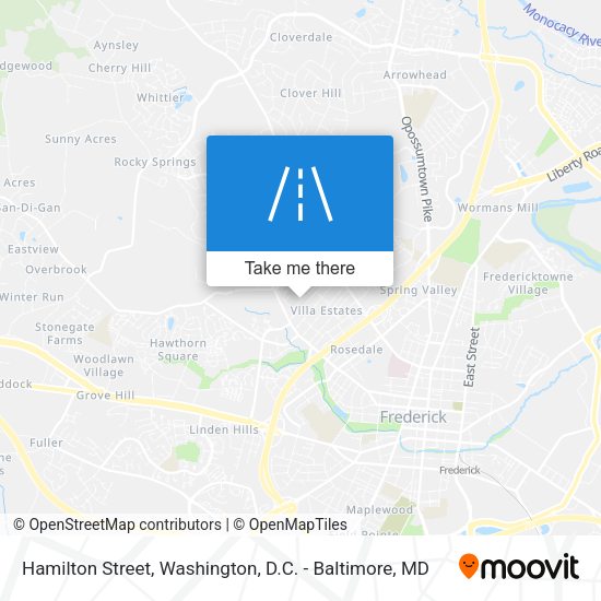 Hamilton Street map