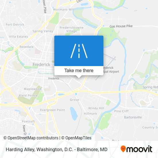 Harding Alley map