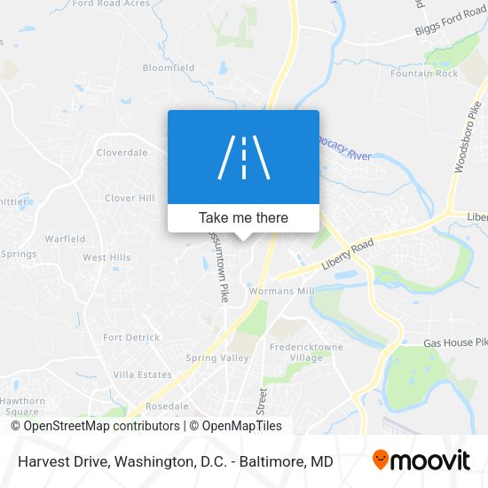 Harvest Drive map