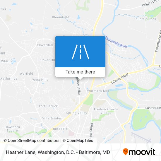 Mapa de Heather Lane