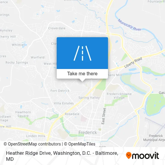 Heather Ridge Drive map
