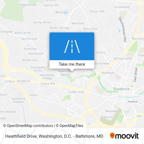 Mapa de Heathfield Drive