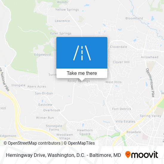 Mapa de Hemingway Drive