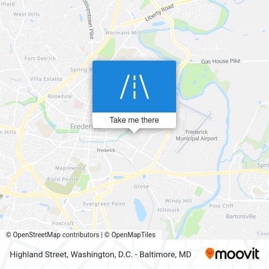 Highland Street map