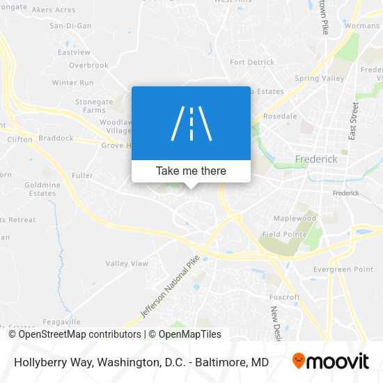 Hollyberry Way map
