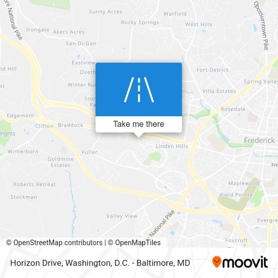 Horizon Drive map