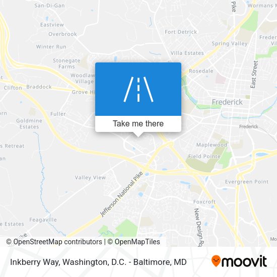 Inkberry Way map