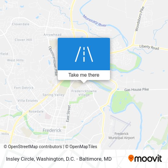 Insley Circle map