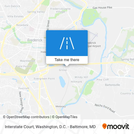 Interstate Court map
