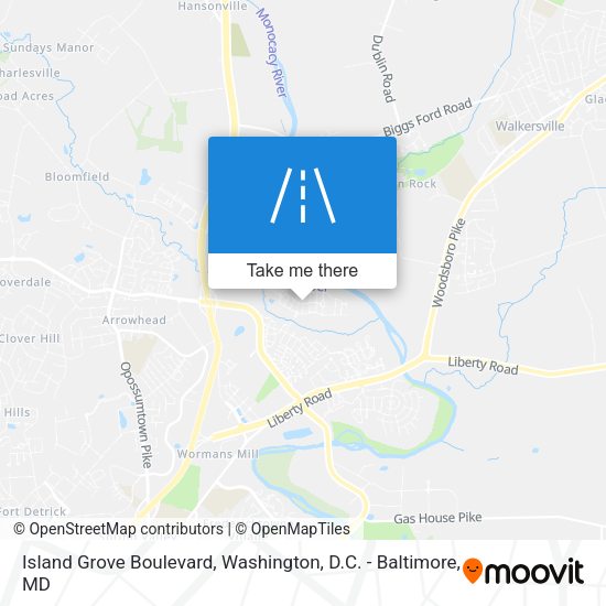 Mapa de Island Grove Boulevard