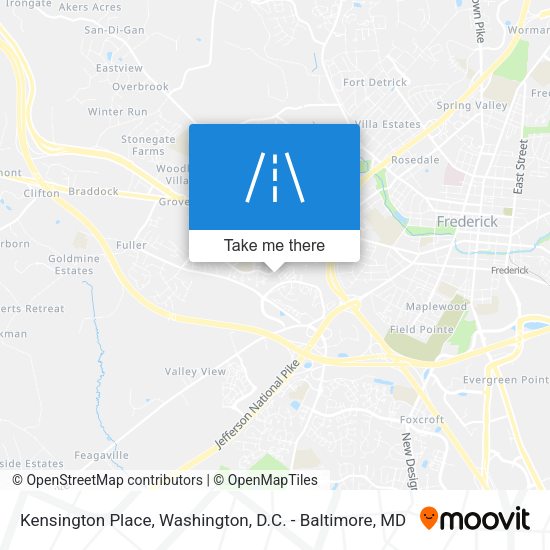 Kensington Place map