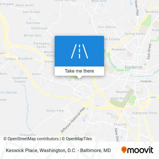 Keswick Place map