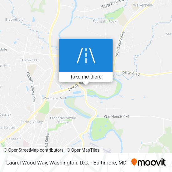 Mapa de Laurel Wood Way