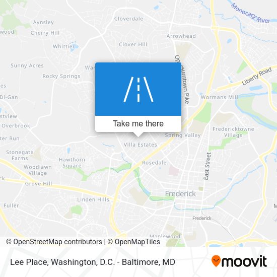 Lee Place map