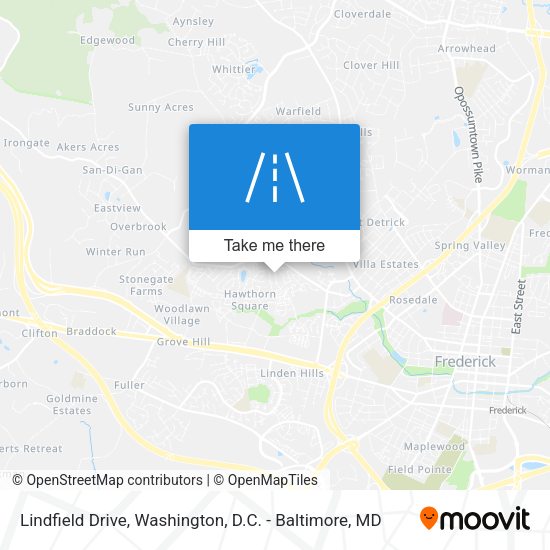 Lindfield Drive map