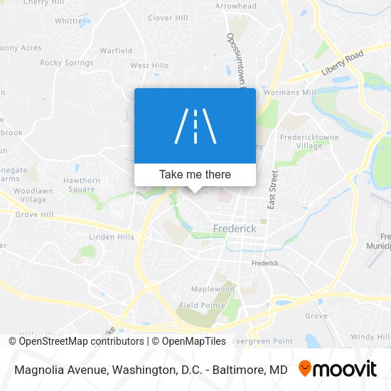 Mapa de Magnolia Avenue