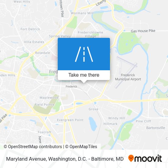 Maryland Avenue map