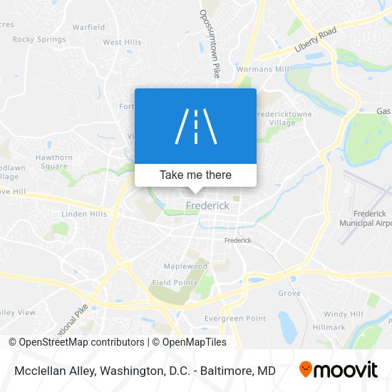 Mcclellan Alley map