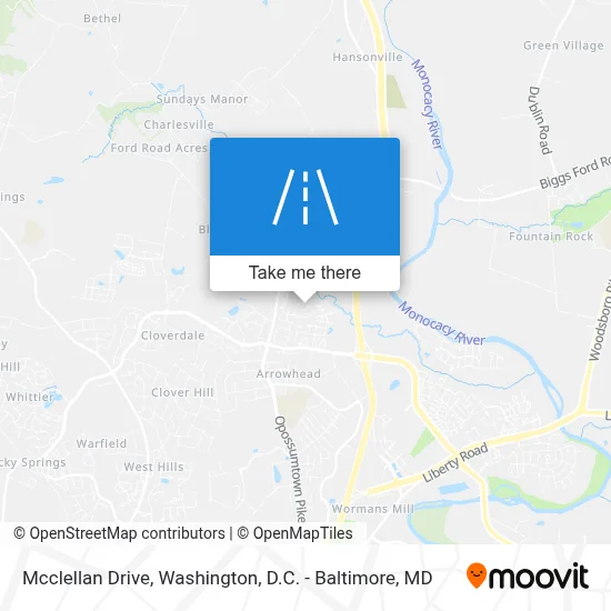 Mcclellan Drive map