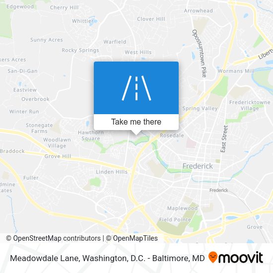 Mapa de Meadowdale Lane
