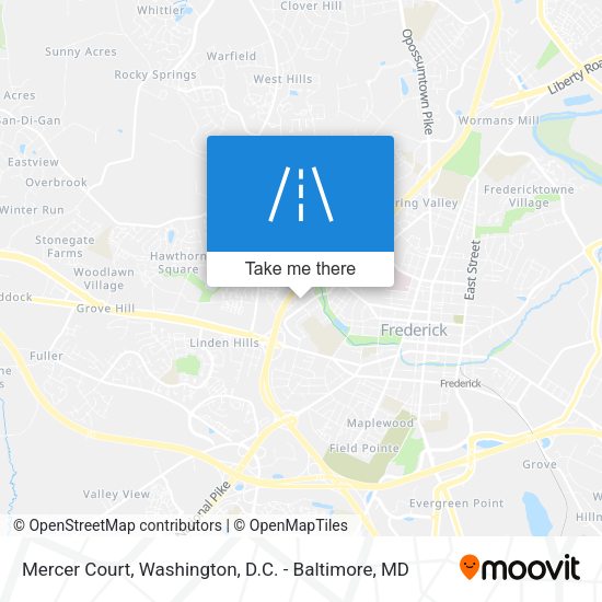 Mercer Court map