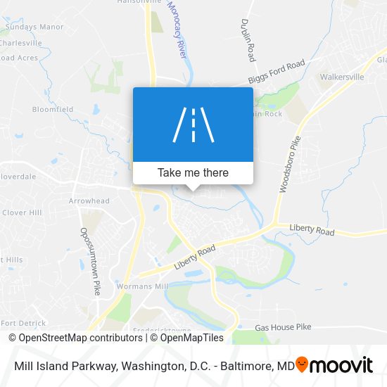 Mapa de Mill Island Parkway