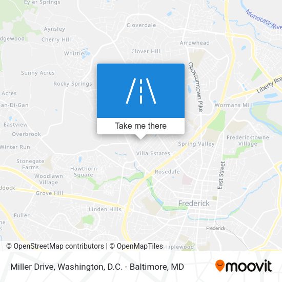 Miller Drive map