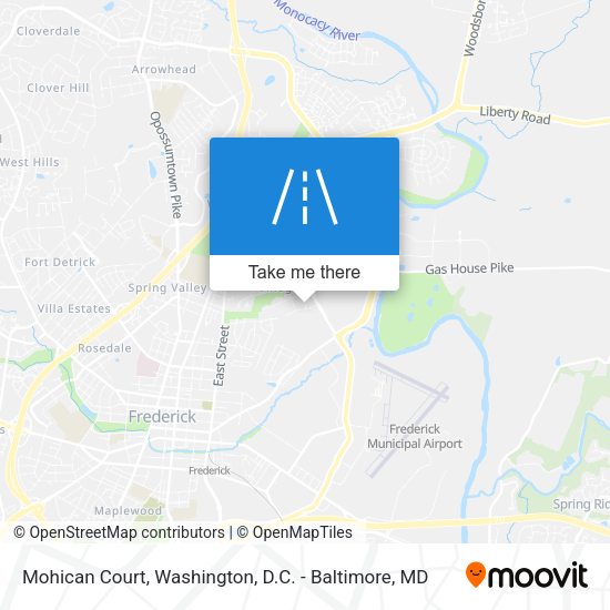 Mohican Court map