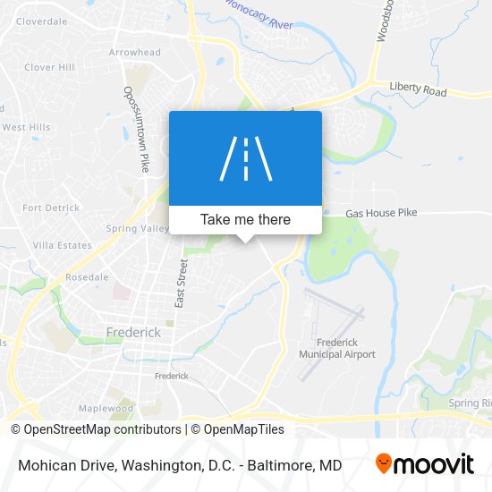 Mohican Drive map