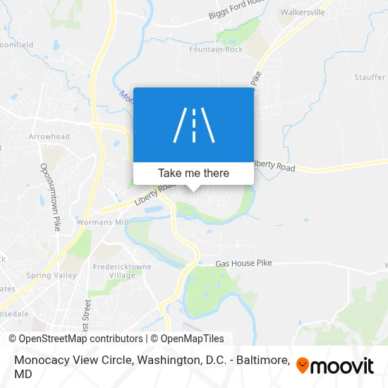 Monocacy View Circle map