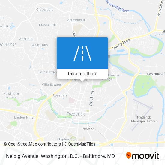 Neidig Avenue map