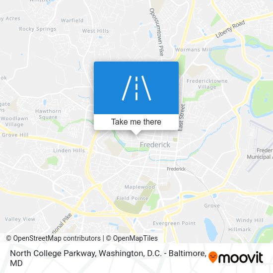 North College Parkway map