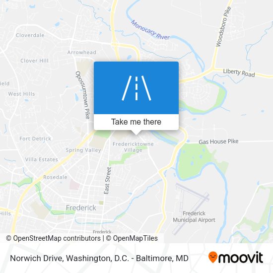 Mapa de Norwich Drive