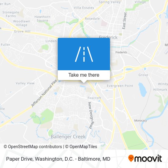 Paper Drive map