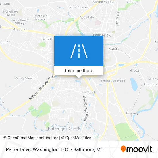 Paper Drive map