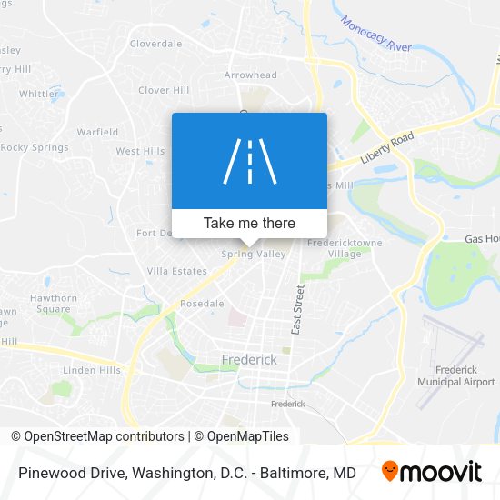 Mapa de Pinewood Drive