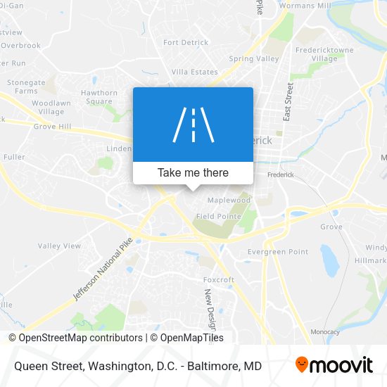 Queen Street map