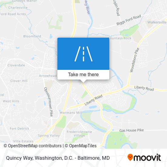 Quincy Way map