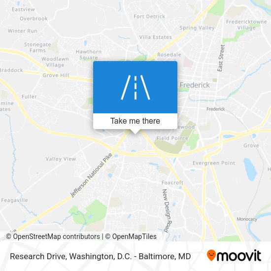 Research Drive map